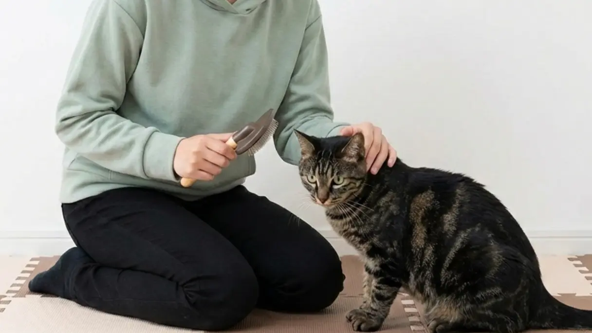 A Cat taken care of by Matt Plus Hanna Pet sitter